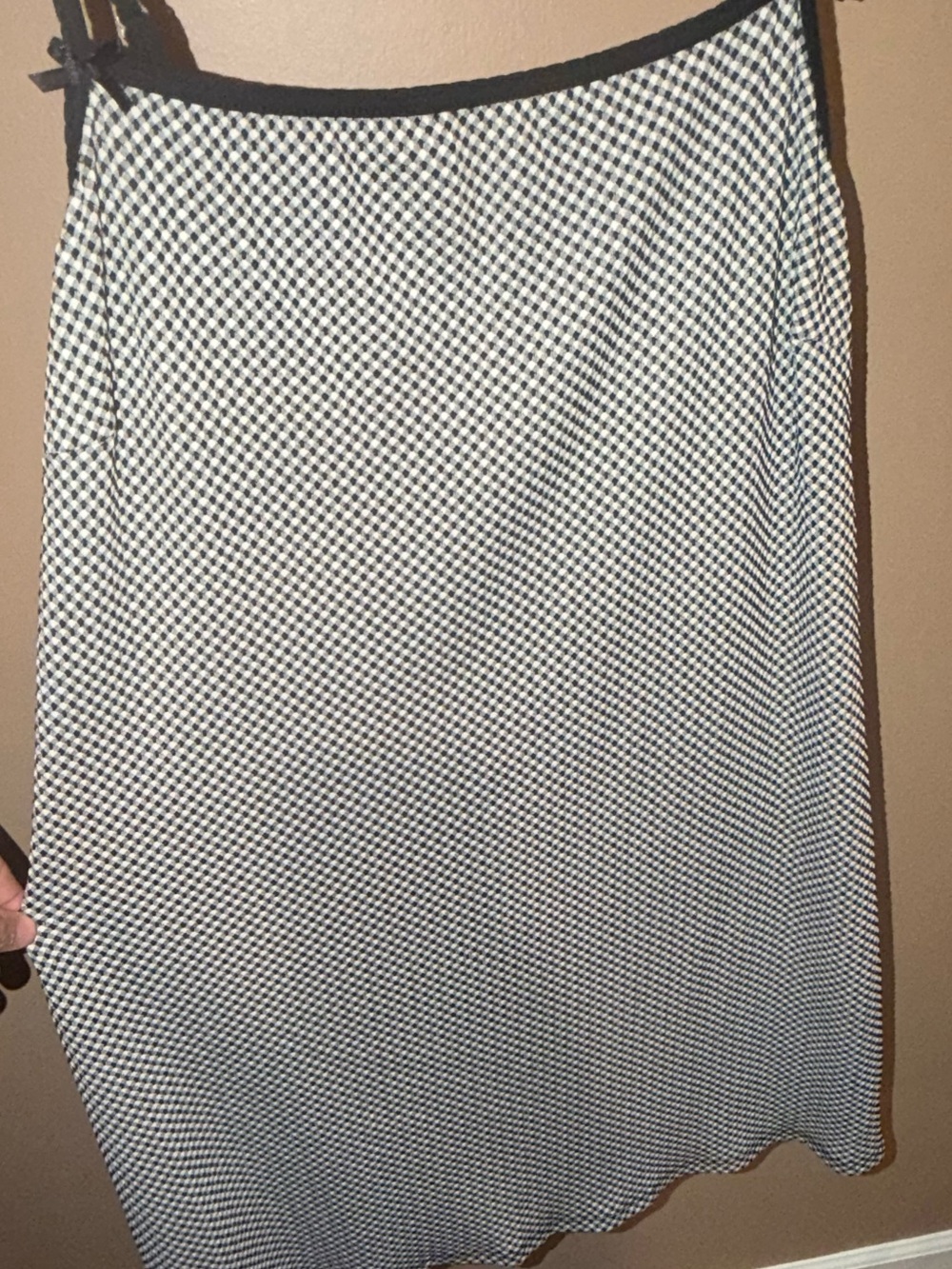 wild fable Black & White Gingham Slip Mini Dress - Picture 2 of 5